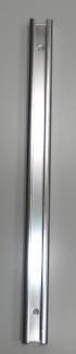 Rustfri v�gskinne til hylder L: 400mm
